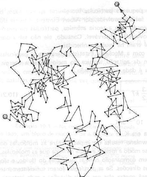 3.2.2 MOVIMENTO BROWNIANO É um movimento aleatório de partículas suspensas em um fluido como consequência dos choques entre todas as moléculas ou átomos presentes no fluido.