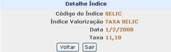 Consultas A data inicial deve ser sempre menor ou igual que a data final, caso contrário o sistema retorna com mensagem de erro.