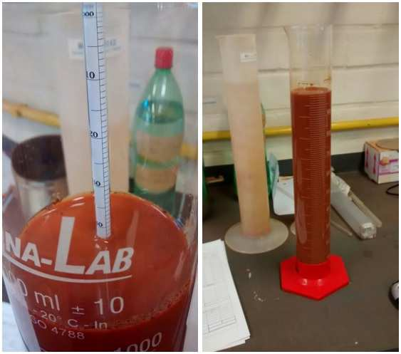 42 Figura 14 - Ensaio de granulometria - sedimentação Fonte: Autoria própria (2015). 3.
