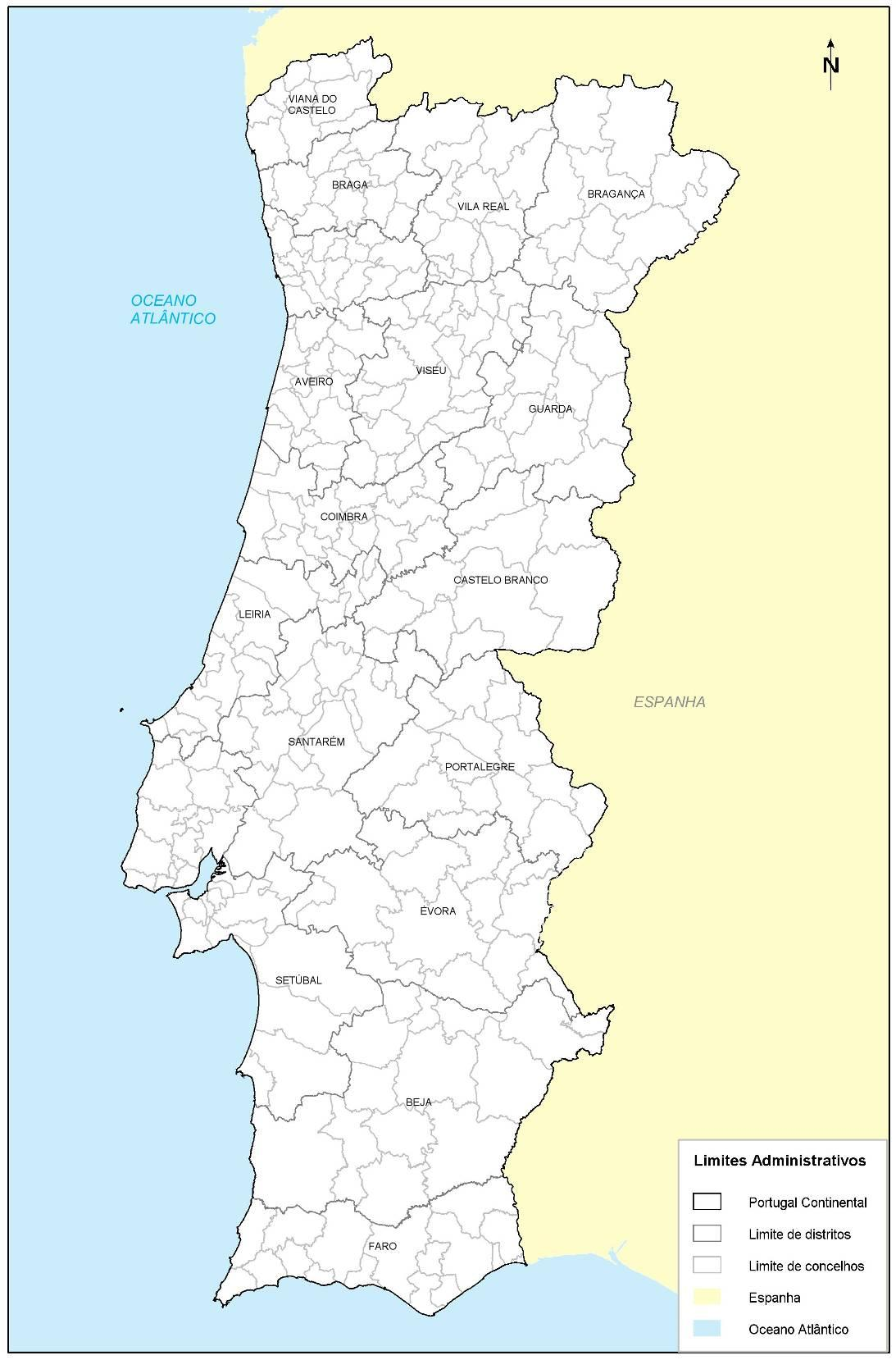 2. Âmbito de aplicação O PNEPC tem um âmbito de aplicação territorial a todo o território continental 1, com uma área aproximada de 92 000 km 2, que corresponde a cerca de 16% da Península Ibérica.