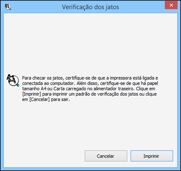 OS X 10.5: No menu Apple ou no Dock, selecione Preferências do Sistema. Selecione Impressão e Fax, selecione o produto e selecione Abrir lista de impressão. Selecione Utilitário. 4.