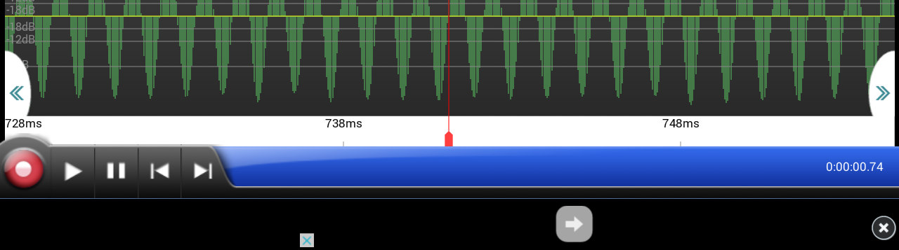 Microfone WavePad Para Android.