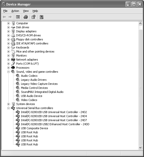 5. Os drivers USB são instalados automaticamente. Se os drivers USB não instalarem automaticamente, siga as instruções da tela para realizar a instalação. 6.