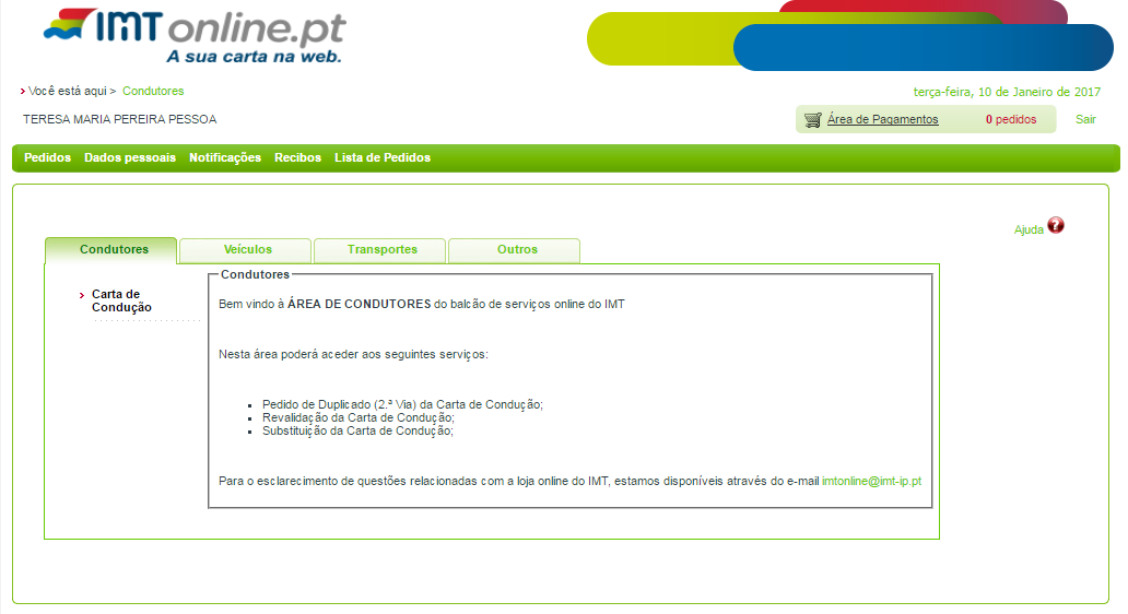 Em simultâneo, receberá no endereço de e-mail uma mensagem com o código de certificação.