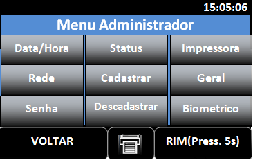 Então o sistema remeterá ao teclado para que seja digitada a senha correspondente.