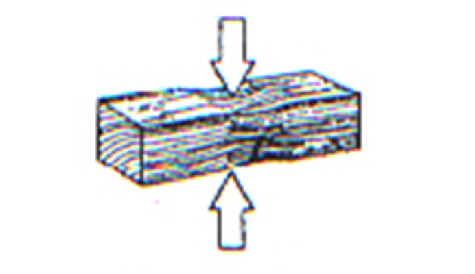 Ligações por entalhes ou sambladuras d a Compressão normal às fibras Tensão de cálculo de compressão normal às fibras: