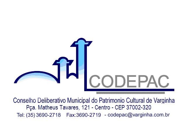 REGIMENTO INTERNO DO CONSELHO DELIBERATIVO MUNICIPAL DO PATRIMÔNIO CULTURAL DE VARGINHA Art.