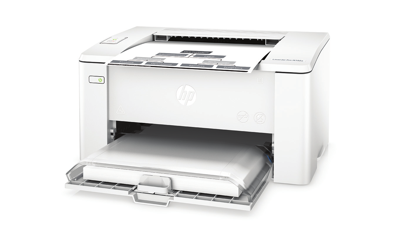 Ficha técnica Impressora HP LaserJet Pro série M02 Descrição do produto Impressora HP LaserJet Pro M02w. Painel de controlo com LED 2. Porta USB 2.