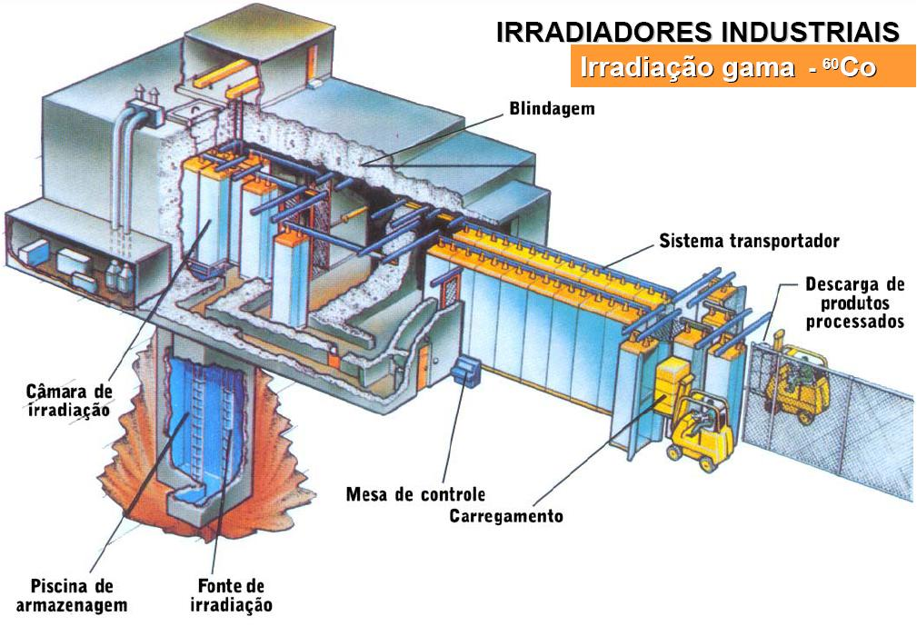 6 - Esterilização de materiais cirúrgicos A esterilização é o processo pelo qual as bactérias são completamente destruídas dentro do material, e pode também ser obtida através da irradiação.