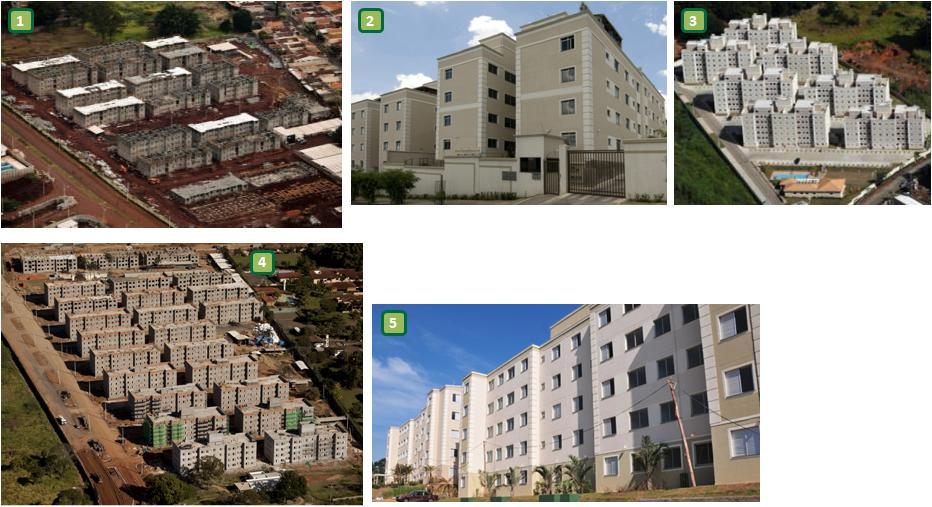 Nossos Produtos 1. Recanto Lagoinha, Ribeirão Preto-SP (656 apartamentos) 2. Parque Riacho das Borboletas, Contagem-MG (128 apartamentos) 3.