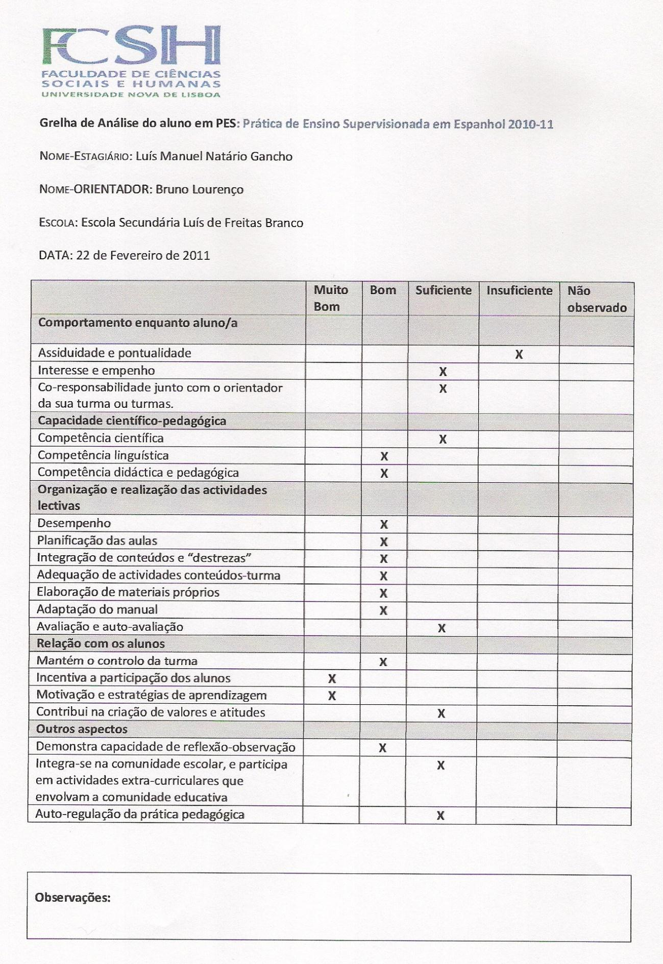 Anexo 12 Grelha de análise e avaliação