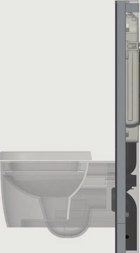 QRINOX Módulo Sanitário Escolha qualquer louça sanitária O módulo sanitário Quick Refit INOX foi concebido para uma aplicação à face da parede numa instalação nova ou na reabilitação de instalações