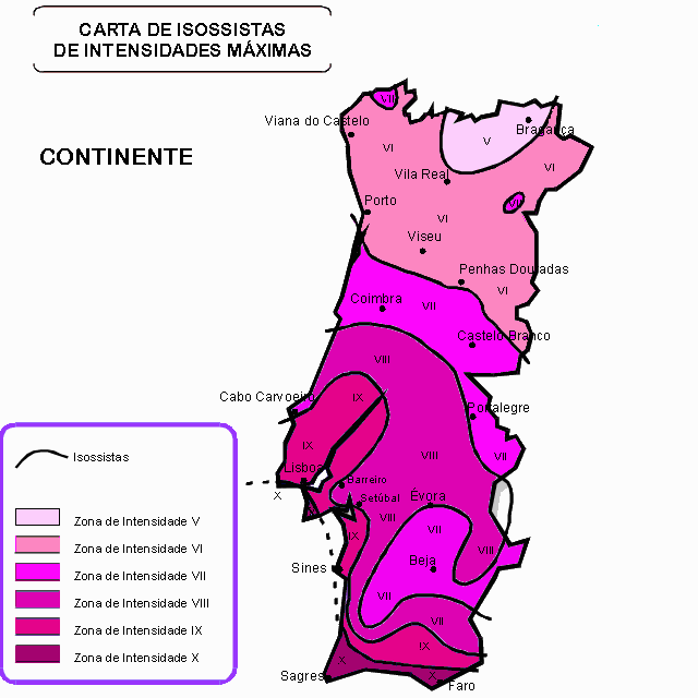 8. Sismicidade Concelho de Leiria Fonte: site meteo /sismologia /isoint.