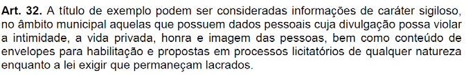 Como classificar uma informação pessoal? Município de Uberaba-MG Qual o grau de classificação? NÃO PRECISA!