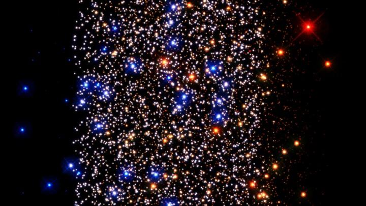 Os astrônomos gostam de separar as estrelas por cores, colocando as