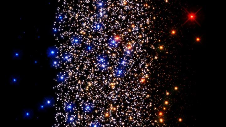 Os astrônomos gostam de separar as estrelas por cores, colocando as