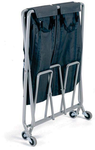 NUBAG RANGE - Trolleys Hotelaria MODELO NX 1002 Matrial Chassis Structofoam Sacos roupa suja 2 x 100 lt.