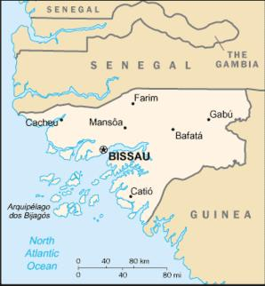 14 Figura 1 - Localização Geográfica da Republica De Guiné Bissau Fonte: Souza (2011). 2.