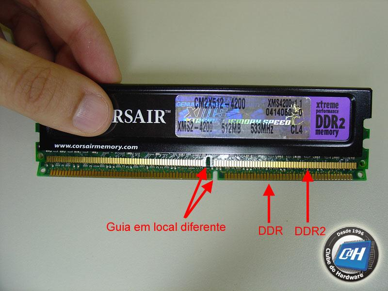 Memórias DDR2 Diferenças entre DDR2 e DDR (cont.