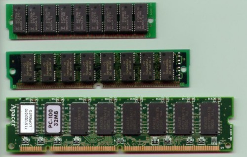 A Questão do Acesso de Dados Antigamente (na época dos módulos SIMM de 30 vias usados nos micros 386 e 486), cada chip de memória oferecia a leitura de um bit de cada vez.