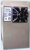 Autoclave 73 Autoclave, tipo horizontal, capacidade aproximada para 100 litros, esterilizador a vapor de água saturada com remoção de ar por alto vácuo e gerador de vapor incorporado ao equipamento
