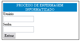 77 FIGURA 10: Tela de acesso aos prontuários dos clientes internados na UTI.