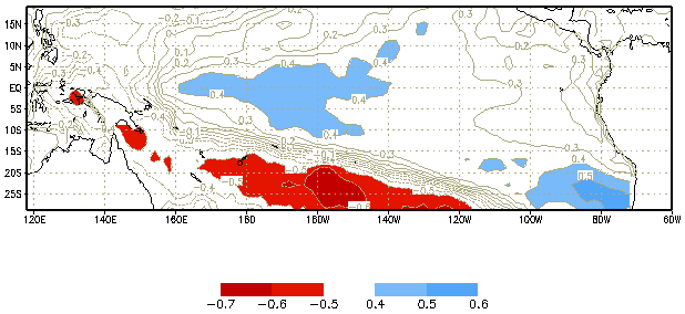 do Niño 3.4 e ZCPS) e oeste-leste (ZCPS e COC), mostrando que as chuvas na região da MVAS são sensíveis a diferentes domínios dentro do mesmo oceano (Figura 4.19).