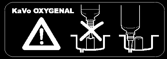 3 Substituir e verificar os desinfectantes 3.1 Abastecer OXYGENAL 6 Terminar imediatamente o abastecimento assim que o sinal acústico for emitido num compasso de segundos (10 sinais).