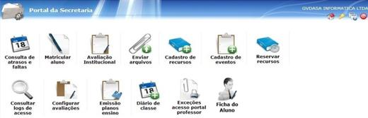 1. Acesso ao portal O acesso ao portal da secretaria é feito através do portal da sua Instituição.