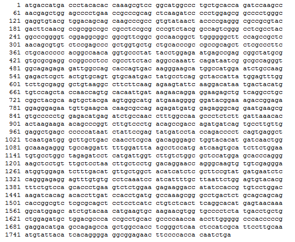 1) Identificação da sequencia do gene.