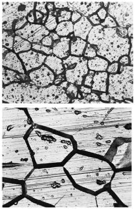 (a) (b) Figura 1- Norma ASTM A763 (a) Estrutura aceitável de aço inoxidável ferrítico após ensaio (b) Estrutura inaceitável, apresentando corrosão intergranular, de aço inoxidável ferrítico após