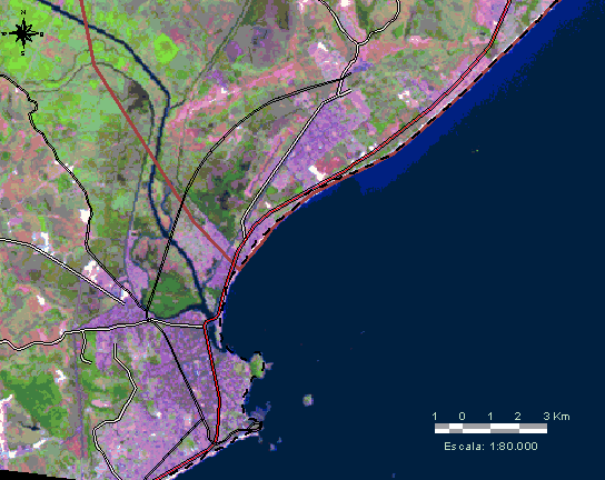 Ocorreram também modificações na linha de costa, mudanças na vegetação e usos.