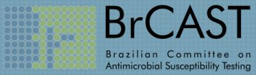 Brazilian Committee on Antimicrobial Susceptibility Testing - BrCAST Tabelas de pontos de corte para interpretação de CIMs e diâmetros de halos Este documento, exceto onde indicado, é baseado nos