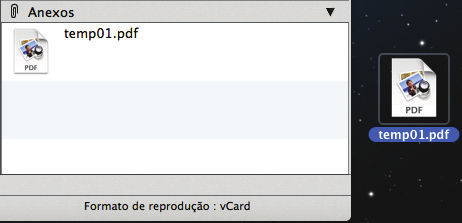 O que é possível fazer com o CardMinder Anexando um arquivo nos dados do cartão Um