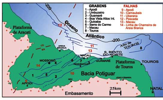 4 GEOLOGIA DA MARGEM CONTINENTAL POTIGUAR Os métodos utilizados para a observação da geologia do fundo oceânico são diferentes dos utilizados nas porções emersas do continente, uma vez que existem