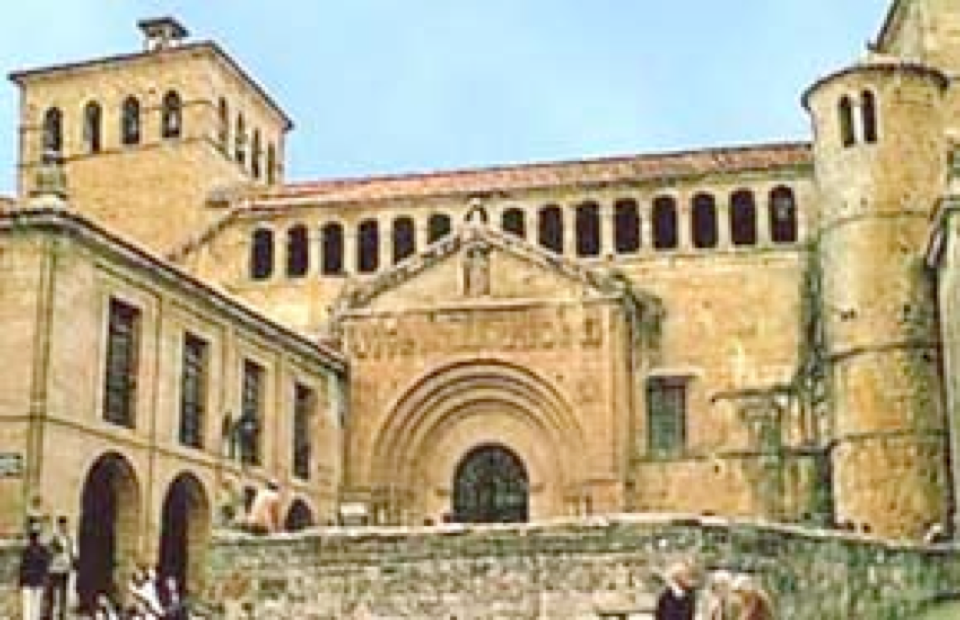 ARQUITETURA ROMÂNTICA Elementos de uma igreja românica: planta baixa,em forma de cruz latina; processo de fechamento das