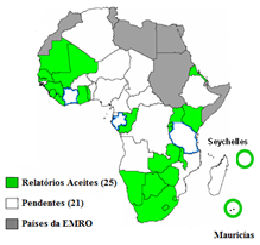 Relatório Anual da Poliomielite 2013 Na sequência do ressurgimento da transmissão do poliovírus selvagem na Região Africana da OMS, em 2008-2009, as actividades de certificação supervisionadas pela