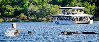 Na parte da tarde, passeio de barco no rio Zambezi, onde será possível beber um drink refrescante e observar crocodilos e hipopótamos.