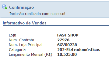 expirar, por isso, faz-se necessário lançar as vendas diariamente para evitar transtornos e aplicação de eventuais penalidades previstas em contrato. 15.