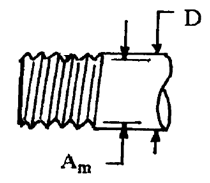 28 Figura 9 Parafuso submetido a carregamento de tração (CARVILL, 1993). Nesta condição, a resistência à tração do parafuso pode ser descrita como (NIU, 2005): P t = S ut.