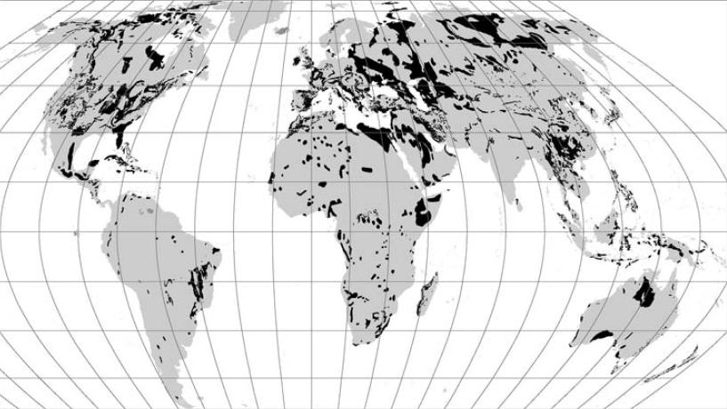 22 Figura 1 - Mapa das principais regiões cársticas do Brasil (o mapa no canto inferior esquerdo apresenta as principais