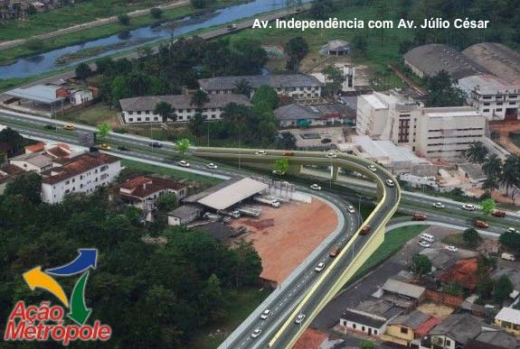 de acesso da Avenida Independência ao aeroporto, e fazer parte do anel viário da Primeira Légua Patrimonial, recebe um fluxo de tráfego muito grande.