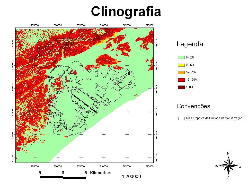 Resultados e discussão A área apresenta uma cobertura vegetal de aspecto preservado, de forma contínua, o que permite a conservação de uma rica biodiversidade.