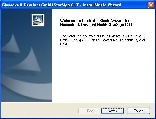 Instalação do driver do Token GD Starsign 1. Navegue até a pasta do driver do token e clique duas vezes no arquivo GDsetupStarsignCUTx32.