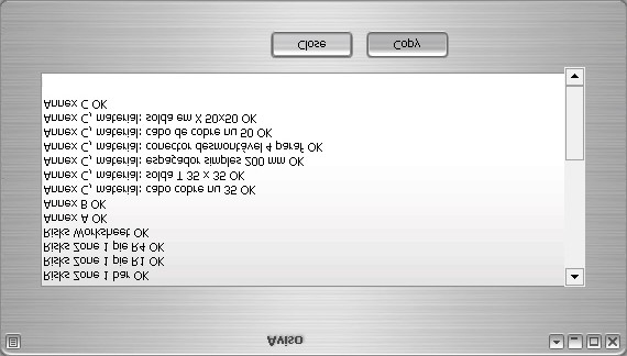 Clique no botão PDF e, se tudo correr bem, é mostrado uma janela de diálogo com os Relatórios incorporados com sucesso no PDF: Notas: - selecione SOMENTE relatórios que já foram gerados nas telas