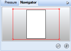 Figura 33 Separador Pressure O segundo separador Navigator (Figura 34) permite fazer zoom rapidamente em torno das áreas ampliadas do desenho.