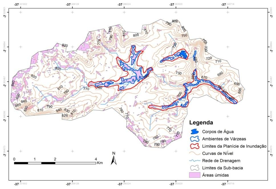 76 Figura 19 Modelo de identificação e delimitação das áreas de