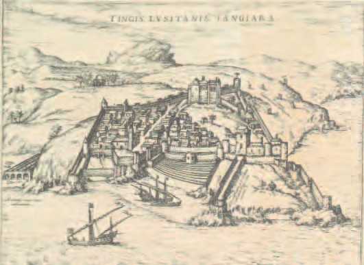 Tânger, in «Civitates Orbis Terrarum», 1572. Biblioteca Nacional de Lisboa 23 obriga os seus dirigentes a manobrar com arte, subtileza e autoridade.