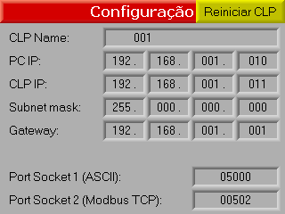 6 Configuração da Porta Ethernet Recomenda-se que a rede local (LAN) tenha um ou mais números IP reservados para uso dos CLPs. Para configurar a porta Ethernet, siga os seguintes passos: 1.