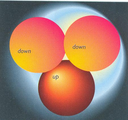 Interacção Nuclear Forte Protão Neutrão A força forte mantém os quarks ligados no interior dos protões e dos neutrões.